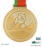 Zinc Alloy 3D Hockey Medals for Souvenir