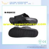 Black Color Durable PVC Men Sandal Slide Slippers