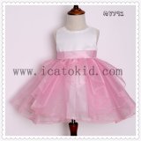 Hot Sale Beautiful Baby Girl Dress Pink Children Party Dresses