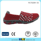 Safety Breathable Woven Leisure Shoes for Women