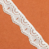 New Design Gold Metal Stud Lace with Cotton Lace Trim