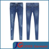 Stretch MID Rise Trousers Women Jeans Legging Pencil Pants (JC1319)