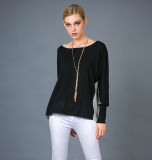 Lady's Fashion Silk&Cashmere Blend Sweater 17brpv117