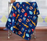 Cozy Promotional Chinese Cheap Polyester Custom Soft Plush Flannel Wholesale Baby Fleece Blanket