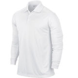 100% Polyester Polo Shirt Long Sleeve
