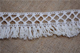Hot Sell Cotton Crochet Fringe Lace for Hometextiles