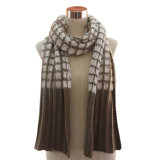 Lady Fashion Acrylic Long Knitted Scarf (YKY4301)