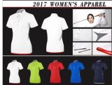 5 Colors High Quality Fast Dry Short Sleeve Women Golf T Shirt
