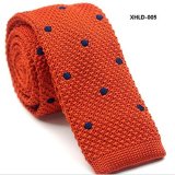 Embroidered Knitted Ties, Polyester Skinny Ties, Neckties