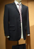 Top-Quality 3button Striped Men's Formal Business Dress Suit