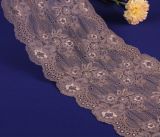 Fashion 18.8cm Elastic Embroidery Lace for Decoration