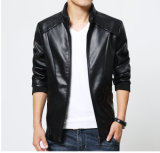 Factory Sale Casual Mens Winter Jacket PU Leather Jacket