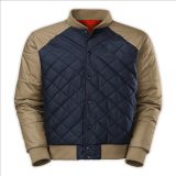 2015 Mens Champagne Contrast Color Thin Warmer Padded Winter Jacket