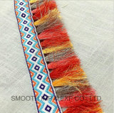 Fashion Design Multicolor Pompom Tassel Embroidery Lace Trimming Garment