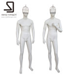 Standing Male Mannequins with Birdcage Head for Window Display