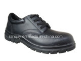 Shiny Smooth Leather Safety Shoes Low Cut Ankle (HQ10001)
