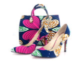 2016 African Printed Fabrics Bags and Matching Shoes (HS04)