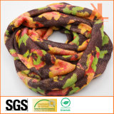 100% Acrylic Winter Warm Colorful Design Knitted Neck Scarf