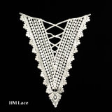 100% Cotton Water Soluble Embroidered Neckties Crochet Lace Collar Pattern X017