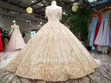 Aolanes Ball Gown Illusion Cap Sleeve Wedding Dress112211