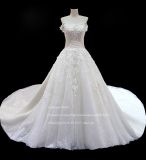 Aoliweiya Princess Lace Long Train Wedding Dress