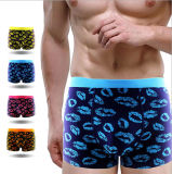 Hot Sell Customize Popular Cotton /Spandex Knitted Printed Men Underwear