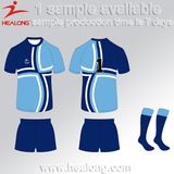 Healong Customized Design Sportswear 3D Sublimation Rugby Jersey