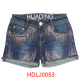 Women Ladies Short Denim Jeans Short (HDLJ0053)