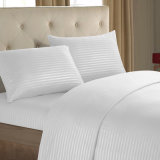 Hotel Home Stripe Sateen Bedding Sheet Sets Bed Linen