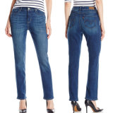 2016 New Fashion Women Pants High Waist Jeans Pants Straight Jeans
