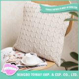 Customize Double-Side Cable Knit Decorative White Wholesale Luxury Pillow Cases