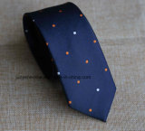 Poly Woven Dobby Necktie for in Navy