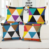 18inches Colorful Geometry Triangle Cushion Cover Without Filling (35C0286)