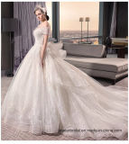 Retro Lace Bridal Gowns Strapless Puffy Ball Gowns Wedding Dresses L17823