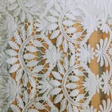 Swiss Lace Factory Stock Polyester Embroidery Trimming Fancy Mesh Lace for Garments Accessory and Home Textiles