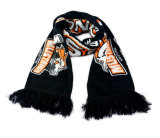 Tassel Scarf/ Fans' Knitted Scarf/ Soccer Scarf with Customized Logo