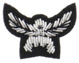 Handmade Embroidery Patch for Uniform with India Silk