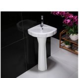 Saniatry Ware Ceramic Two Piece Conor Pedestal Basin for Lavatory 6203