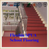 Anti-Skid Safe Flexible Spua School Flooring