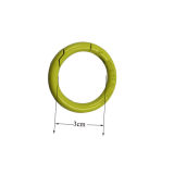 Hot Sale Spring Buckle Metal O Rings (inner dia: 3cm)