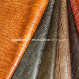 Crocodile Pattern Semi-PU Furniture Leather (QDL-FS006)