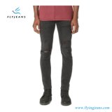 New Style Super Skinny Men Denim Jeans with Subtle Whisker and Repaired Holes (Pants E. P. 4125)