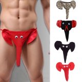 2018 New Sexy Men's G-Strings Thongs Elephant Bulge Pouch Men Elastic T Back Erotic Lingerie Thong Male Bulge Pouch Underwear