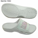 Indoor Home Women Slippers EVA with Charm Patch
