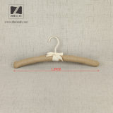 Natural Linen Satin Padded Hangers for Clothes Brand Shop