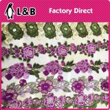 3D Flower Embroidery Textile Lace Trimming