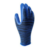 13G Nylon / Polyester Foam Latex Coated Gloves En 388
