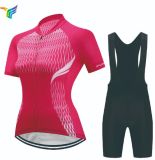 OEM Polyester Dry Fit Woman Cycling Jersey
