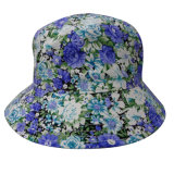 Bucket Hat with Floral Fabric (BT023)