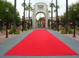 Custom Fabric Wed Wedding Aisle PVC/Rubber Backed Indoor Outdoor Red Carpet